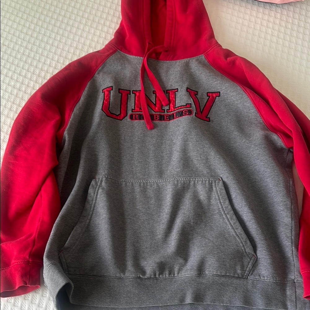 UNLV Rebels Red and Gray Hoodie